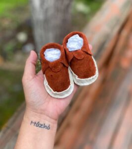 Nava Be baby moccasins